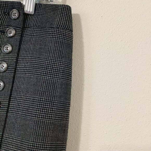 Ann Taylor Plaid Office Siren Workwear Office Old Money Pencil Skirt Size 8 - Picture 5 of 12